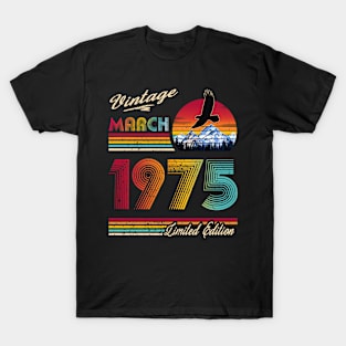 March 1975 Birthday T-Shirt